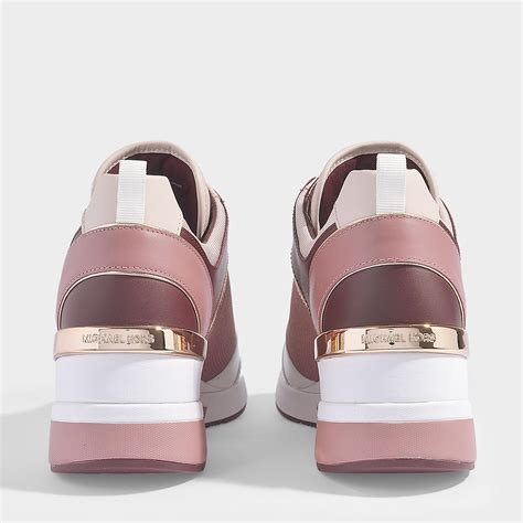 michael kors peach sneakers|michael kors pink heels.